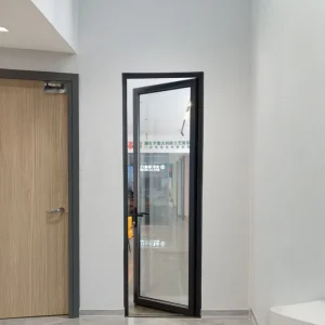 Custom Size Energy Efficient Tempered Glass Doors and Windows for House Aluminum Swing Patio Room Hinged Door