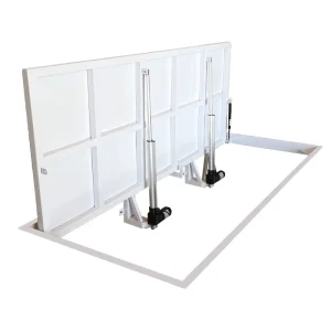 Custom Size Galvanized Steel Frameless Manual Swing Secret Door for Residential Use