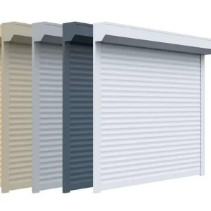 Custom-Size Industrial Rolling Shutter Door for Workshop or Storage, Wind- and Corrosion-Resistant