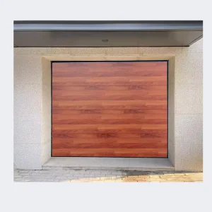 Custom-Size Modern Steel Sectional Garage Door with Automatic Motor and Finished Surface