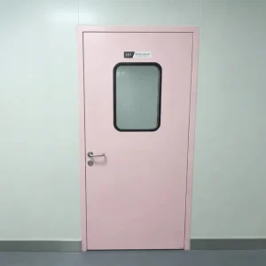 Custom Size Modular Clean Room Single Door with Observation Window for Laboratory