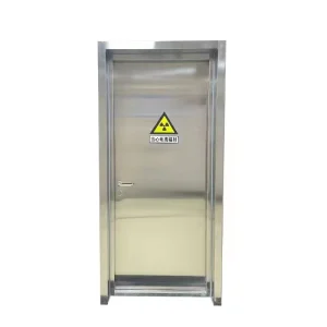 Custom-Size Sliding Lead-Lined Radiation Shielding Door for Hospital Radiology Departments