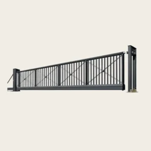 Custom Trackless Aluminum Alloy Automatic Suspended Sliding Entrance Gate