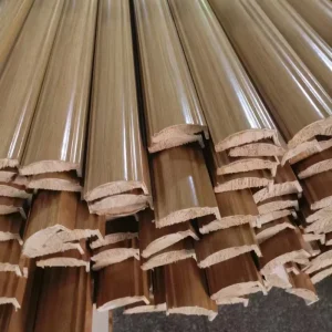 Custom Wood-Grain Decorative Door Frame Trim Strips for Hotel Doors
