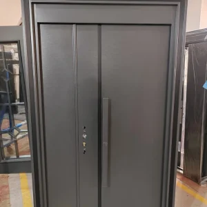 Custom Zinc Alloy and Steel European Design Security Door for Villa, Hotel, or Apartment Exterior Use, Non-Standard Size