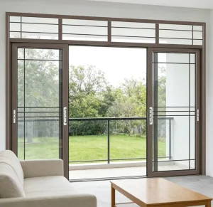 Custom made Minimalist Design Double Glazing Tempered Glass Extremely Narrow Sliding Door for Bedroom Villa Balcony Movable