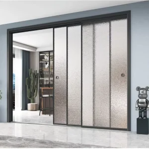 Customizable Heavy Duty Aluminum Sliding Door Low E Glass for Outdoor Use