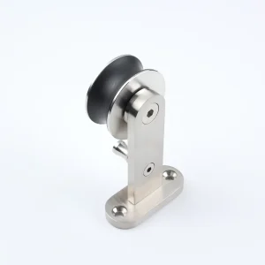 Customizable Heavy-Duty Stainless Steel Barn Door Hardware for Hotel Wood and Glass Sliding Doors