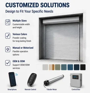 Customizable Modern Aluminum Alloy Rolling Shutters Manufacturer