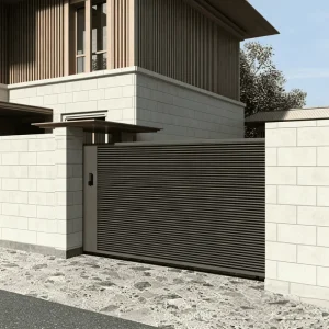 Customized Aluminum Alloy Courtyard Swing Main Gate for Villa House