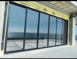 Customized Aluminum Patio Balcony Sliding Doors Double Tempered Glass Heavy Duty Glass Door Aluminum Sliding Doors