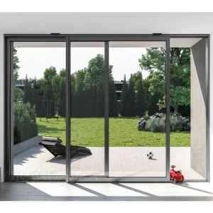Customized Balcony Indoor Folding Sliding Swing Double Glass Bathroom Aluminum