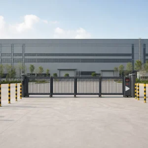 Customized Heavy-Duty Modern Aluminum Telescopic Sliding Gate, Automatic Electric Sectional Fencing Gate