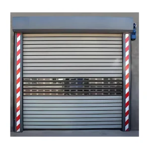 Customized High-Speed Turbine Spiral Roller Shutter Door with Insulated Electric Aluminum Alloy Panel
