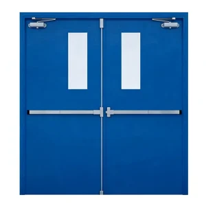 Customized Hospital Cleanroom Double Swing Door Fire-Resistant
