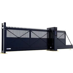 Customized Industrial Double Aluminum Alloy Automatic Hidden Cantilever Sliding Driveway Security Gate