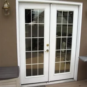 Customized Modern Aluminum Alloy Frame Waterproof Tempered Glass Casement Exterior Door