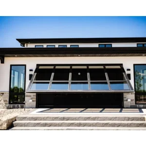 Customized Modern One-Piece Insulated Aluminum Alloy Overhead Garage Door Motor, Foldable Tilt-Up