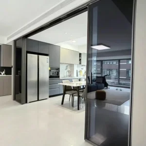 Customized Modern Style Sliding Door for Home Villa Balcony Double Glazed Energy Efficient Aluminum Glass Sliding Door