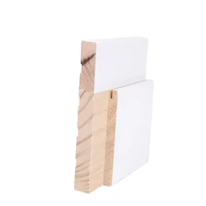 Customized Paulownia Primed Modern White Moisture Proof Decorative Line Door Jamb Mouldings for Indoor Use