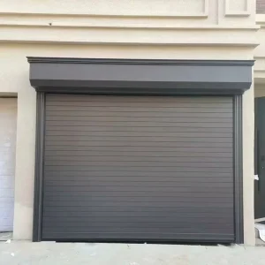 Customized Sectional Motorized Aluminum Alloy Roller Shutter Door for Warehouses