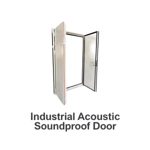 Customized Size Industrial Acoustic Soundproof Door Fireproof Noise Isolation Heavy Duty Steel Door for Generator Room