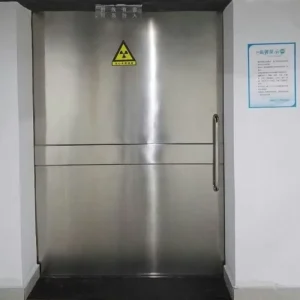 Customized Stainless Steel Lead Shield Door for Hospital X-ray and CT Scan Rooms