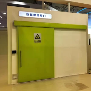Customized Stainless Steel Waterproof Automatic Lead Door with Nylon for Hospital CT Rooms