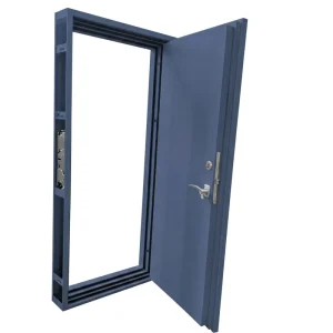 Customized Steel Acoustic Soundproof Door Rw 45dB STC for Factory Engine Rooms