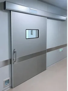 Customized Steel Medical Airtight Sliding Door with Fully Automatic Non-Contact Switch and Controller