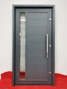 DAIYA Iron Doors Exterior with Glass