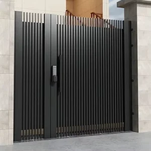 Decorative Electric Aluminum Swing Gate for House