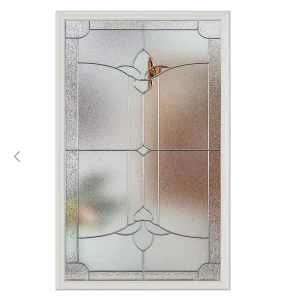 Decorative Glass Framing Kits (Half Side Windows) Recessed Window Door Glass for Bathroom Hotel Use Modern Style Durable