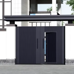 Decorative Rustproof Weatherproof Pedestrian Courtyard Gate