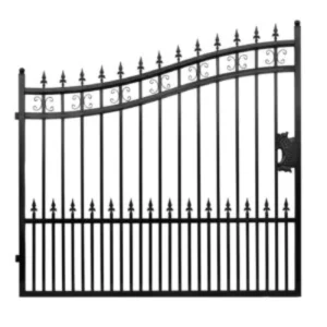 Decorative Wrought Iron Fence for Backyard Garden Ornamental Iron Fencing Panels Custom Rust Proof Powder Coated