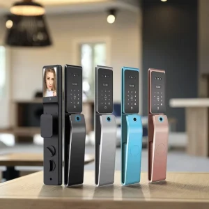 Digital Password Fingerprint and Face Recognition Smart Door Lock for Home and Hotels