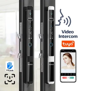 Digital Smart Lock for Front Doors Main Gate Touch Keyed Entry Door Lock with WiFi