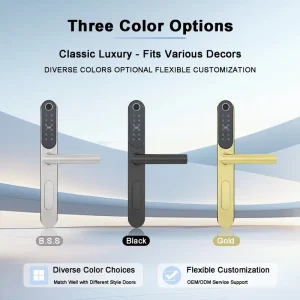 Digital Smart Lock for Home Security 304 Stainless Steel Waterproof Fingerprint Password PIN Code Card App Control Unlock