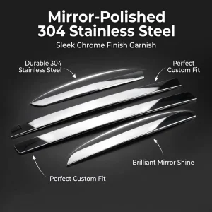 Door Body Molding for Prius a Prius V 41 ABS Plastic Side Molding Ding Cover Chrome Plated Auto Accessories