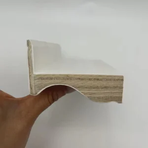 Door Casing Line Wood 2.2M White Mouldings for Building Decoration