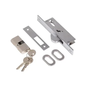 Door Lock Body Latch for Aluminum and uPVC Doors with Spin and Screw