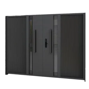 Double Aluminum Alloy Courtyard Entrance Gate