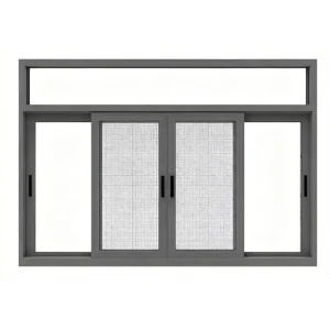 Double-Glazed Aluminum Alloy Sliding Door and Windows for Balcony with Anti-Theft and Energy-Saving Features