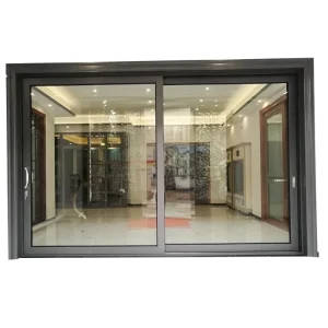 Double Glazed Interior Sliding Glass Aluminum Door