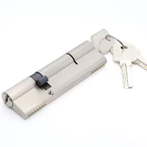 Double-Open Sand Nickel Copper Zinc Door Lock Cylinder with Keys