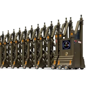 Durable Automatic Telescopic Retractable Gate for Parks and Warehouses