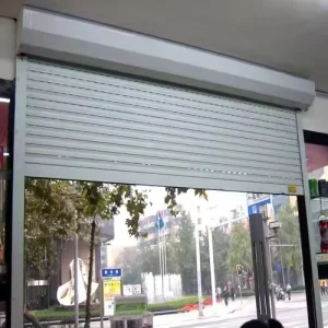 Electric Aluminum Alloy Hurricane Roller Shutter Window with Thermal Insulation and Security