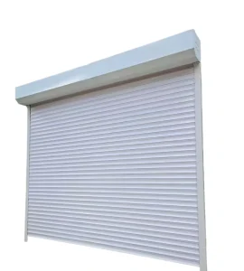 Electric Aluminum Alloy Hurricane- and Fire-Resistant Commercial Outdoor Garage Rolling Shutter Door with Remote Control