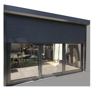 Electric Aluminum Insulated Steel Roller Shutter Door, 9×8