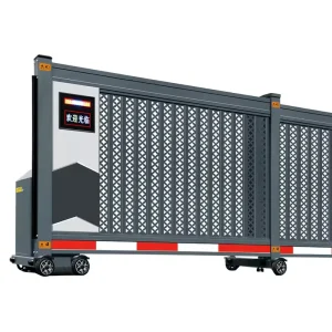Electric Aluminum Linear Sectional Retractable House and Garden Gate